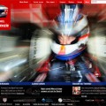 Screenshot of Daniel McKenzie's website showing the front page with motion blur effect