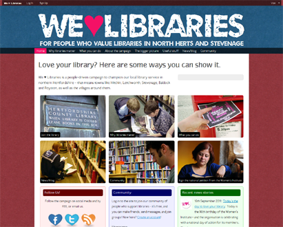 Lisa and Andy launch We Heart Libraries • Onlineability