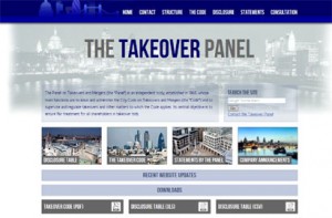 The Takeover Panel front page